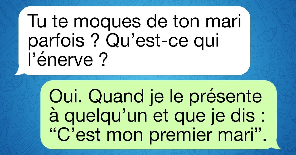 Découvre 18 textos amusants qui prouvent que mariage ne rime pas toujours avec maturité ! Découvre 18 textos amusants qui prouvent que mariage ne rime pas toujours avec maturité !