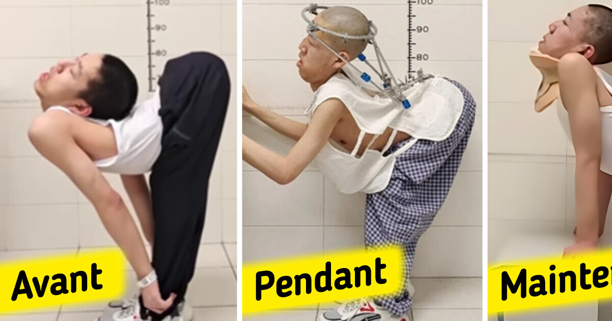 Cet adolescent surnommé “le garçon plié” a pris un risque en faisant cette opération pour pouvoir se tenir droit Cet adolescent surnommé “le garçon plié” a pris un risque en faisant cette opération pour pouvoir se tenir droit