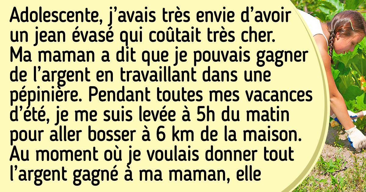 20 Personnes qui ont compris la valeur de l’argent en commençant à travailler