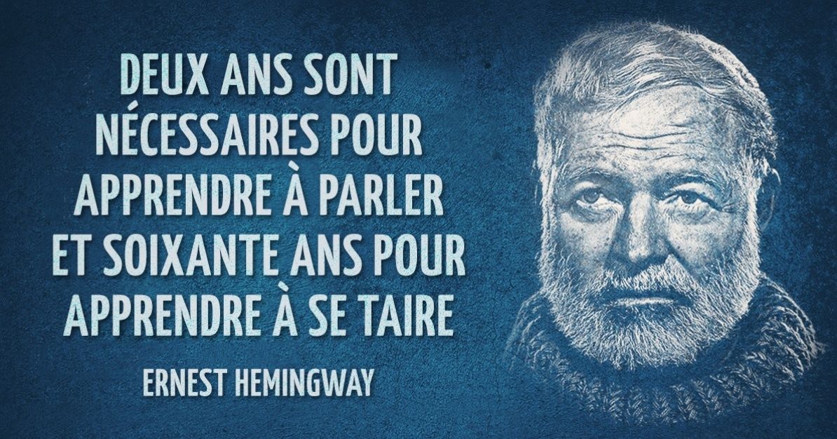 30 Phrases Celebres D Ernest Hemingway