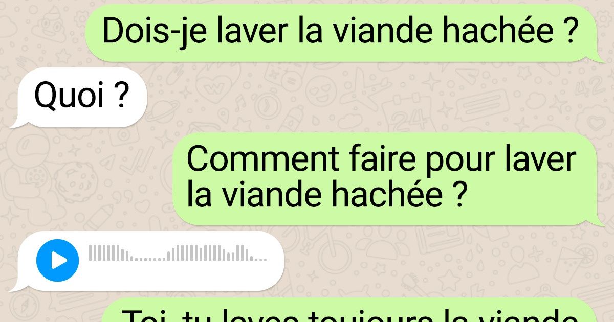 13 Conversations par messagerie instantanée qui ont un début ordinaire, mais qui prennent ensuite une direction étrange