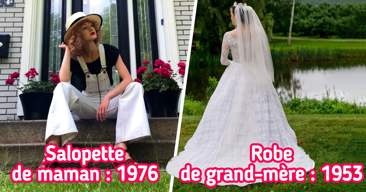 21 Personnes qui ont sauvé de vieux vêtements de famille