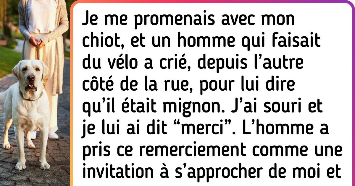 Une jeune fille a raconté comment son chien a perçu qu’elle était harcelée par un homme dans la rue, et l’a sauvée