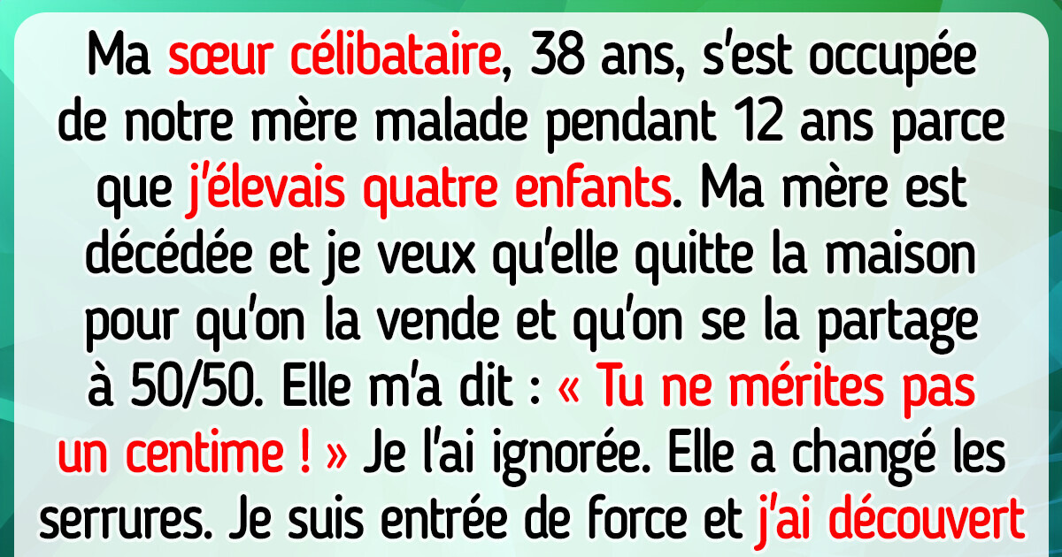 Je refuse de renoncer à mes droits sous prétexte que je n'étais pas une "fille dévouée"