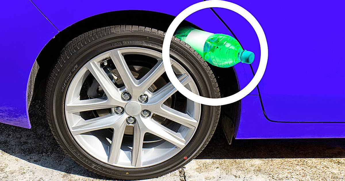 Si tu Vois Une Bouteille en Plastique Sur ta Roue, Sois Vigilant Si tu Vois Une Bouteille en Plastique Sur ta Roue, Sois Vigilant