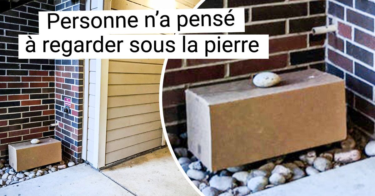18 Livreurs à qui on a demandé de cacher un colis et qui ont fait de leur mieux