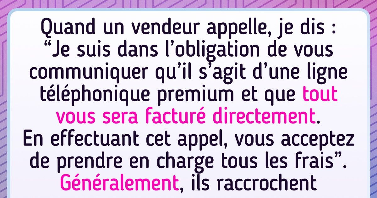 20 Internautes ont partagé leur technique peu conventionnelle pour se débarrasser du démarchage téléphonique