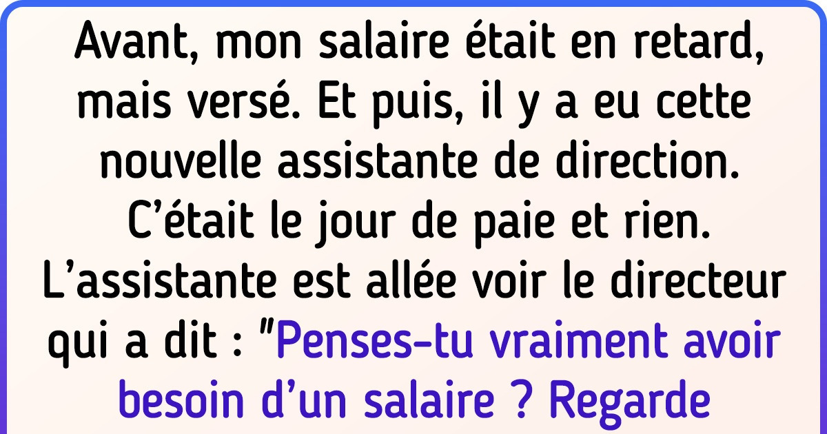 15+ Histoires de patrons insupportables dont les employés devraient recevoir un bonus en guise de compensation