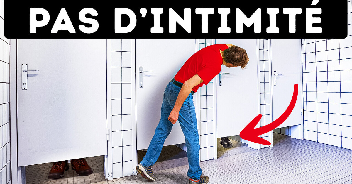 Voici pourquoi les cabines de toilettes publiques ont un espace si grand sous la porte