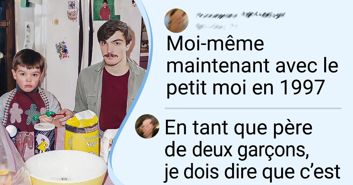 12 Photos d’enfance retouchées qui nous font croire en la possibilité du voyage dans le temps