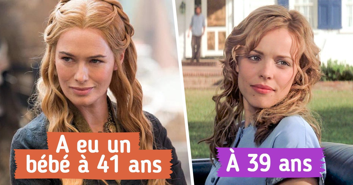 11 Femmes célèbres qui ont savouré les joies de la maternité après 35 ans