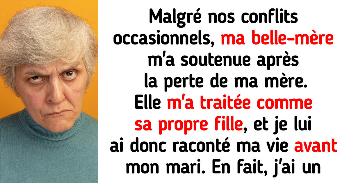 J’ai dit à ma belle-mère que j’avais eu un bébé d’un autre homme, mais elle est étonnamment détendue
