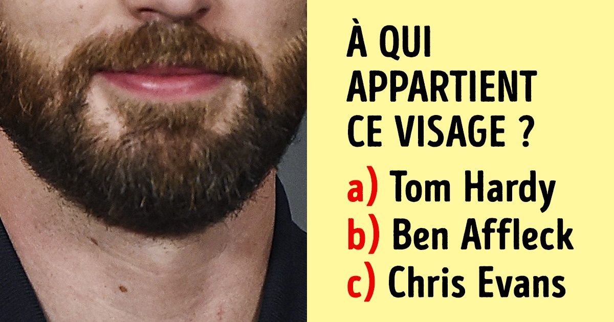 Test : peux-tu deviner de qui il s’agit rien qu’en regardant sa barbe ?