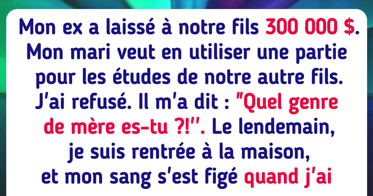 J’ai refusé de partager l’héritage de mon fils — Suis-je une “mauvaise mère” ? J’ai refusé de partager l’héritage de mon fils — Suis-je une “mauvaise mère” ?