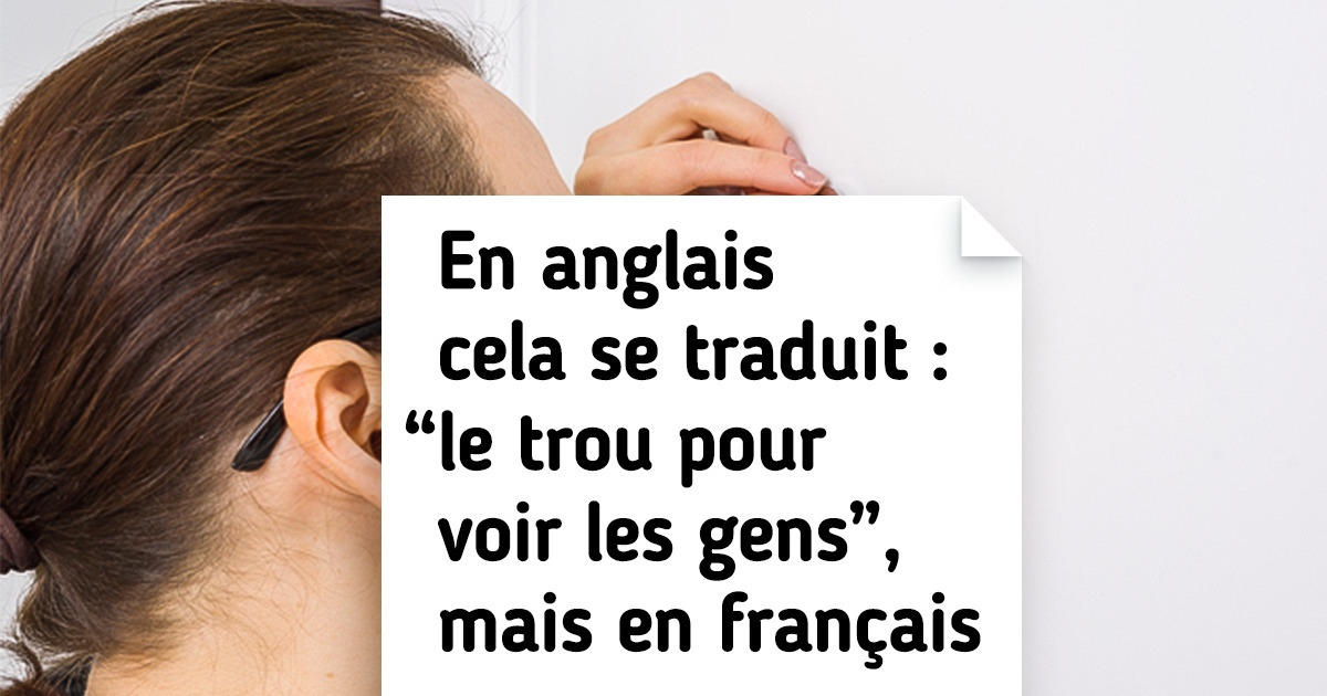 10 Noms d’objets qui n’ont pas forcément de sens une fois qu’ils sont traduits