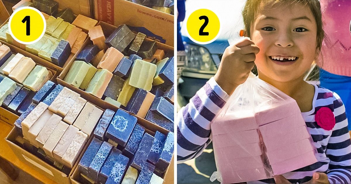 Sais-tu ce qu’on fait des restes de savon dans les hôtels si tu ne les emporte pas avec toi ?