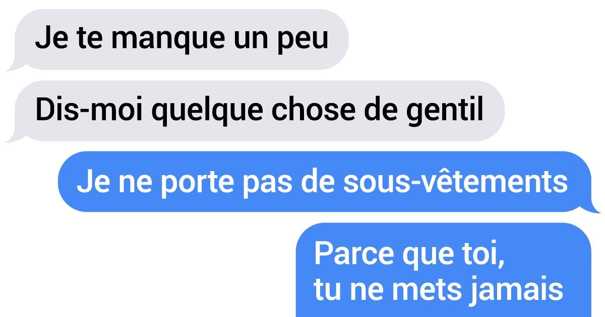 20 échanges de textos où les hommes et les femmes s’affrontent !