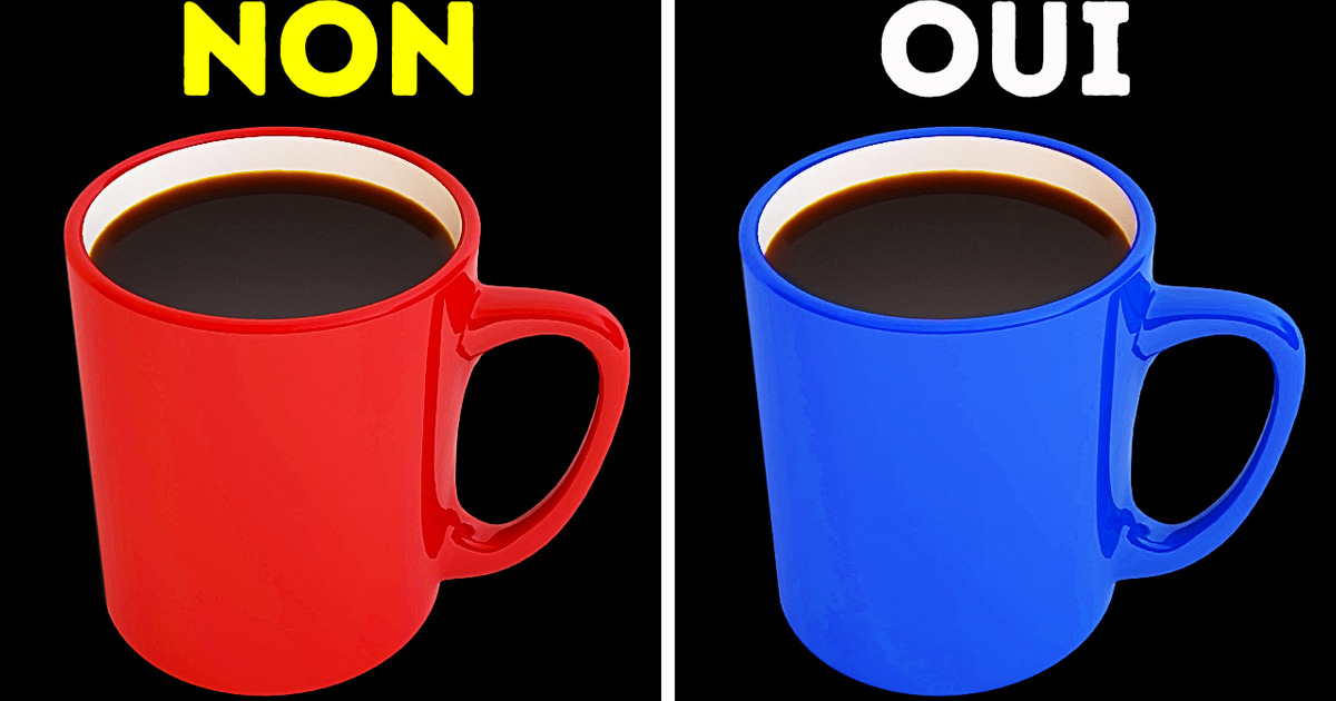 Pourquoi il ne Faut pas Boire son Café dans une Tasse Rouge