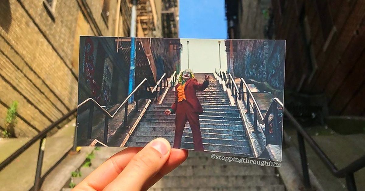 Un photographe voyage dans le monde entier afin de capturer l’endroit exact où ont été tournées des scènes célèbres de films et de séries télé