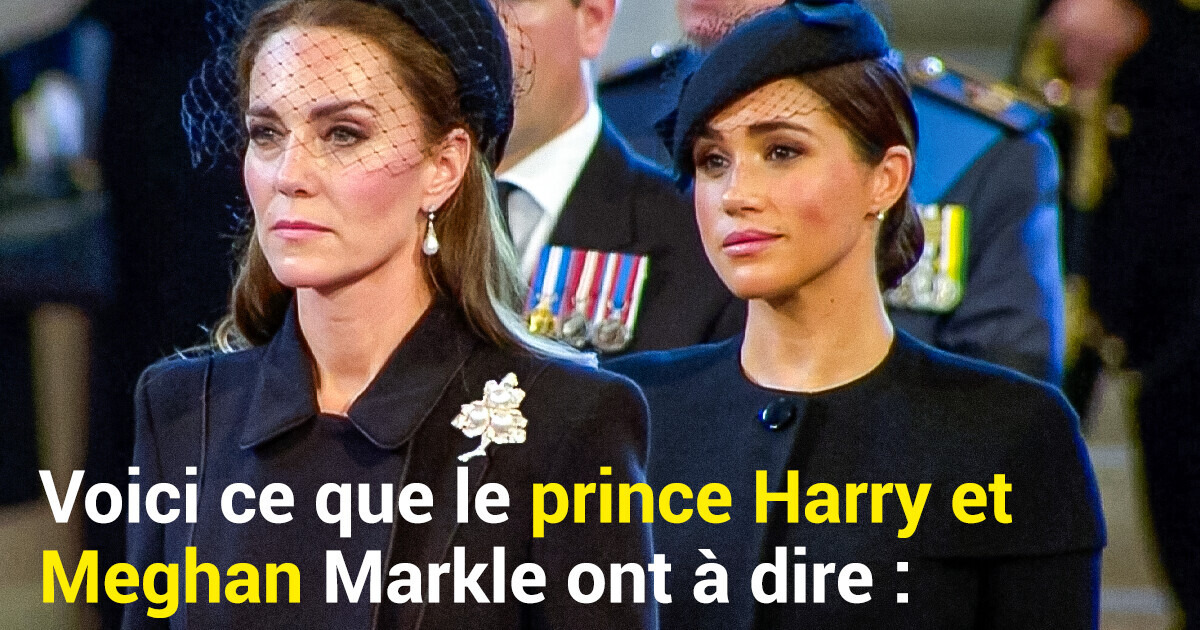 Le prince Harry et Meghan Markle ont publié leur déclaration sur le diagnostic de Kate Le prince Harry et Meghan Markle ont publié leur déclaration sur le diagnostic de Kate