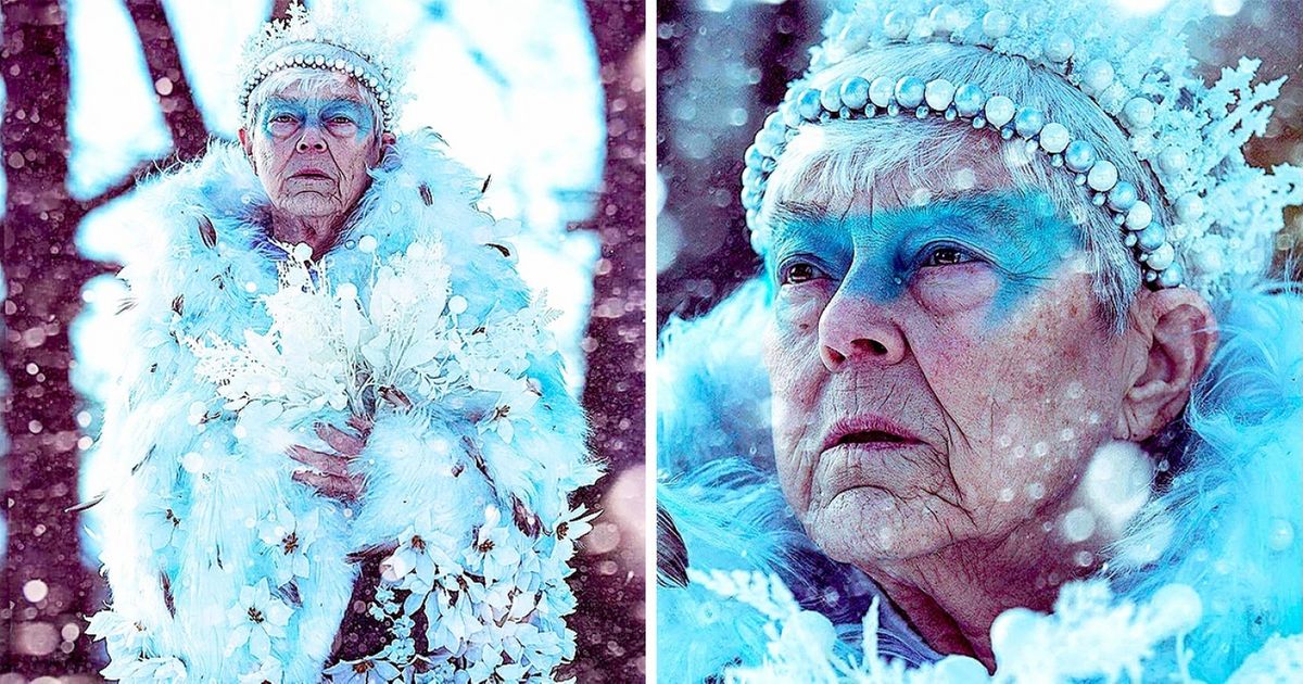 Cette fille a réalisé une séance photo, avec sa grand-mère comme modèle, et les images sont captivantes !