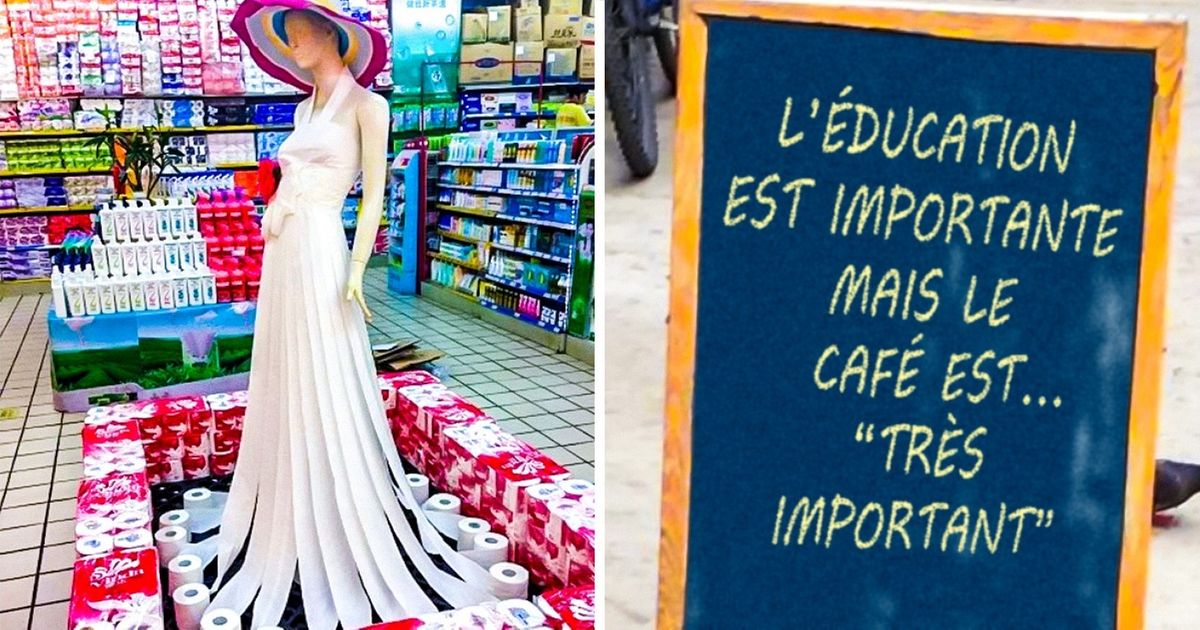 Ces 20 publicités rigolotes prouvent que les commerçants sont aussi des artistes