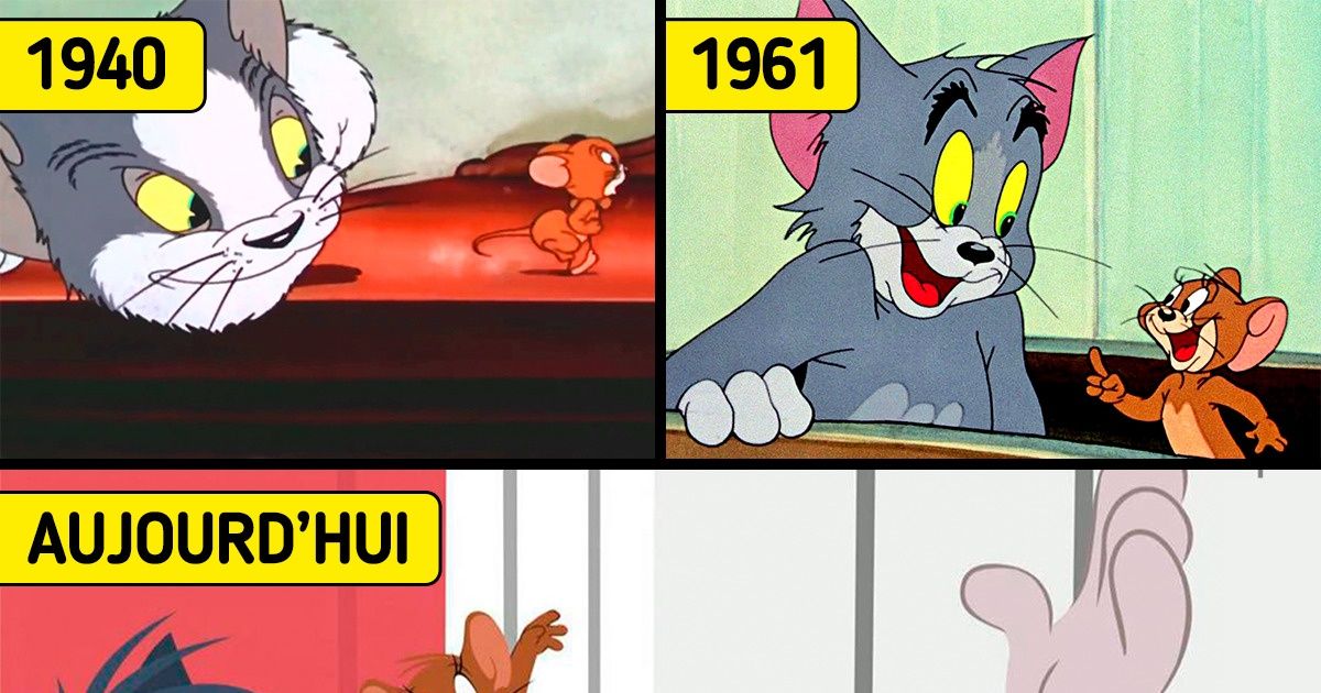 Découvre l’évolution des dessins animés de notre enfance
