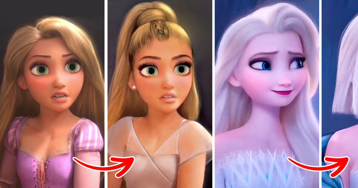 Une artiste redessine les personnages de Disney pour les adapter aux normes de beauté d’aujourd’hui Une artiste redessine les personnages de Disney pour les adapter aux normes de beauté d’aujourd’hui