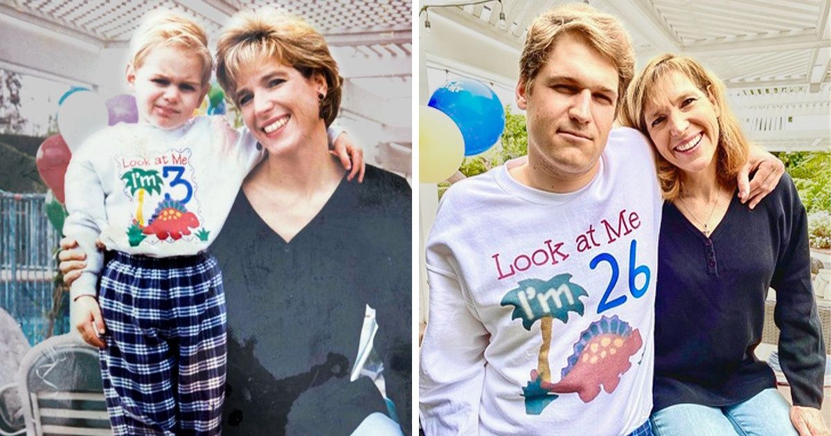 19 Personnes ont recréé leurs photos d’enfance, et les utilisateurs d’internet ont adoré