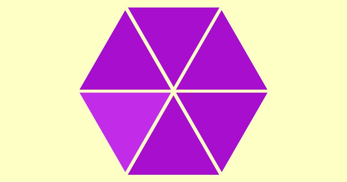 Test : mets ton acuité visuelle à l’épreuve en trouvant le triangle de couleur différente Test : mets ton acuité visuelle à l’épreuve en trouvant le triangle de couleur différente