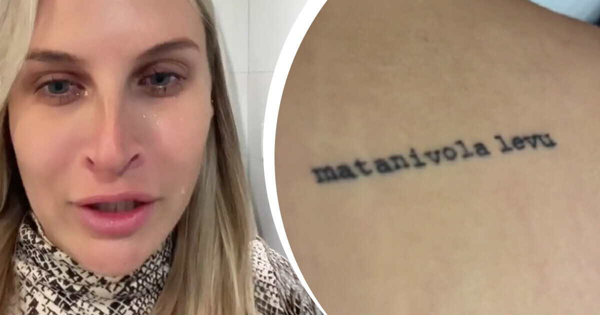 Cette femme s’est effondrée en apprenant la signification d’un tatouage qu’elle s’était fait faire en vacances