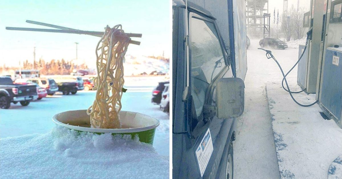 Ces 29 photos te montrent le froid hivernal dans toute sa splendeur !