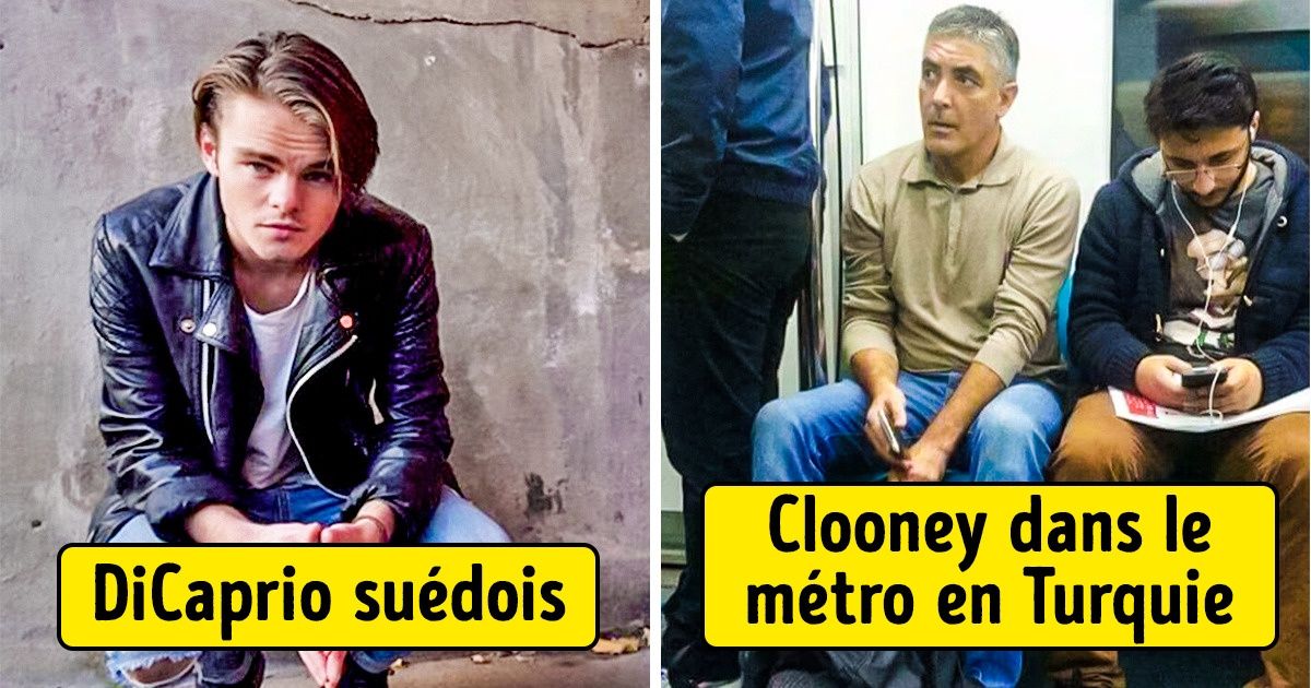 16 Individus qui ressemblent tellement aux célébrités de Hollywood qu’il en devient difficile de deviner qui est la vraie