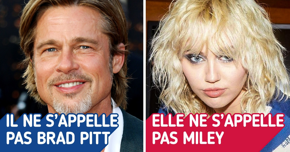 11 Stars qui ont compris que changer de nom était la meilleure chose à faire