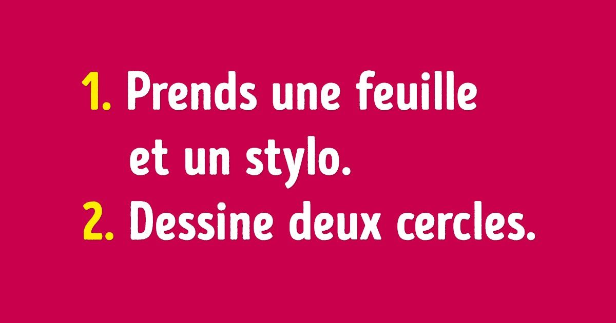 Ce test simple te permettra de mieux te connaître !