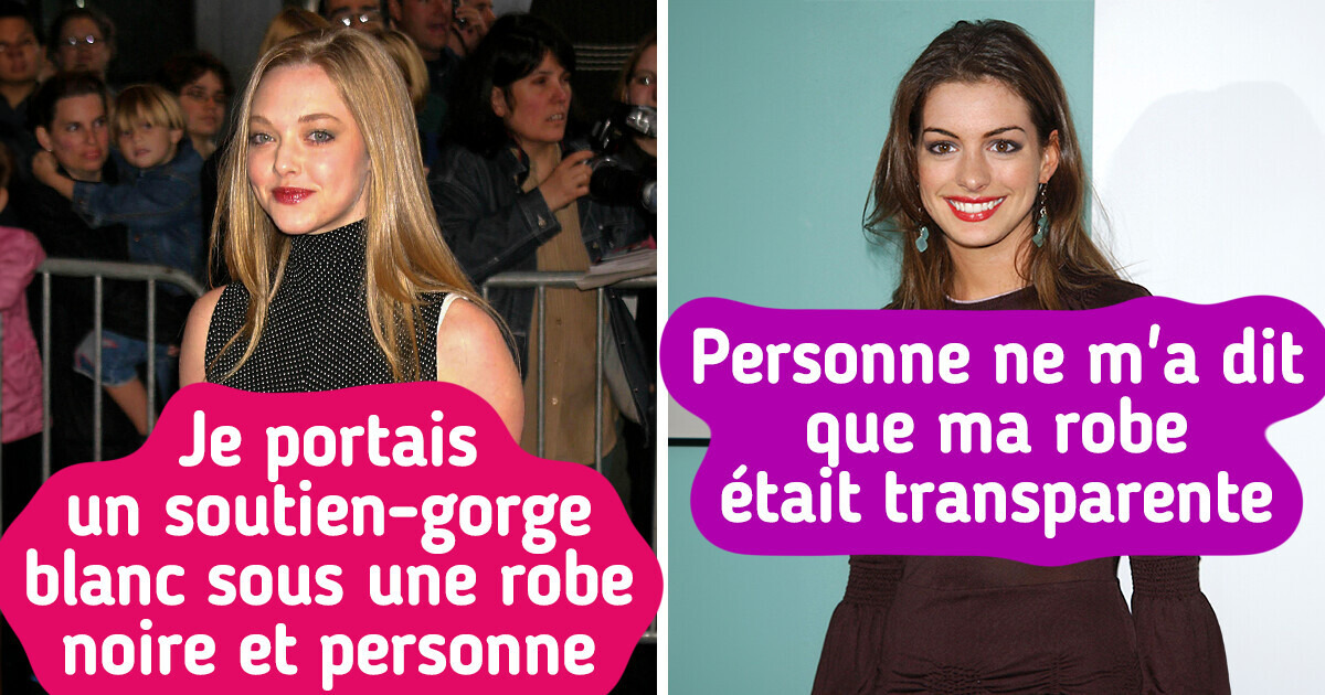 11 Célébrités qui regrettent encore leur choix de tenue sur le tapis rouge 11 Célébrités qui regrettent encore leur choix de tenue sur le tapis rouge