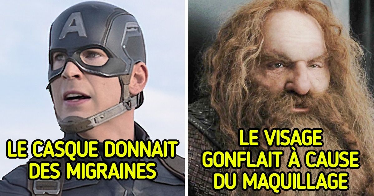 11 Acteurs qui se souviendront encore longtemps de leurs costumes et maquillage comme du pire des cauchemars