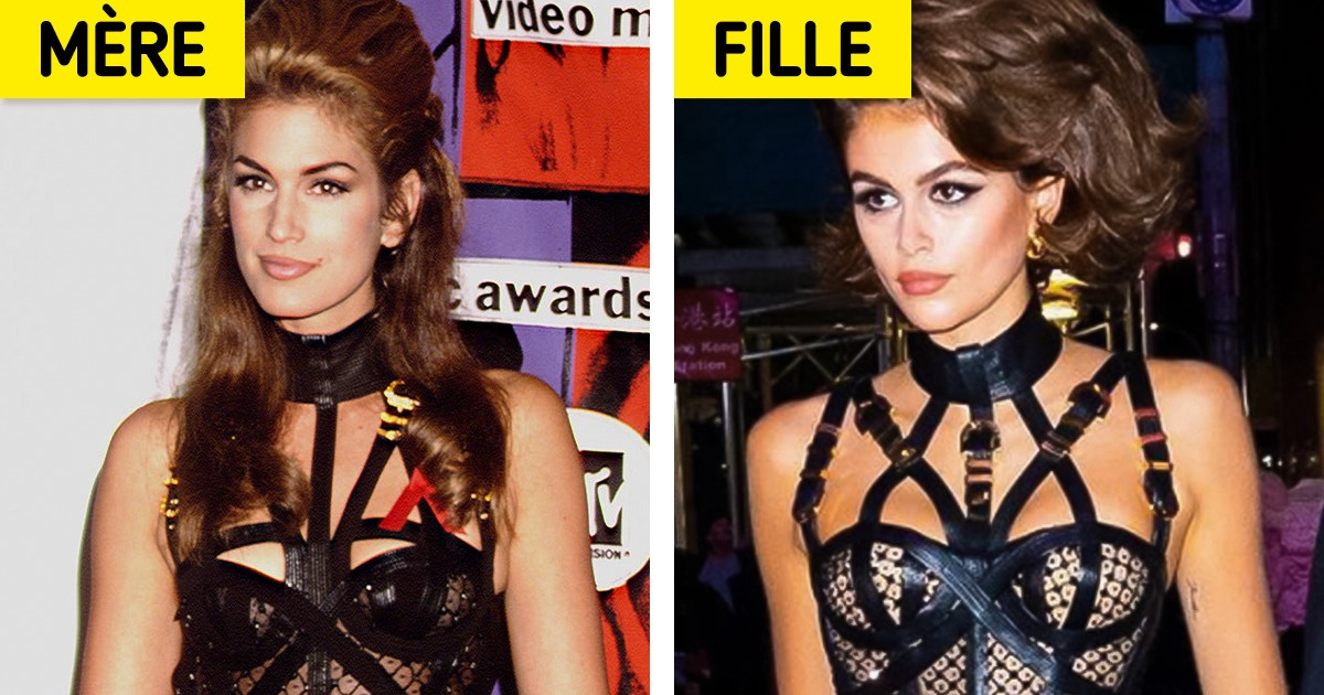 7 Filles de célébrités qui ont recréé le fameux look de leur maman avec brio