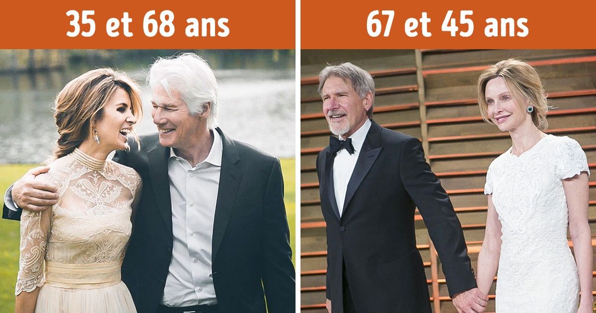 15 Célébrités qui sont tombées amoureuses et se sont mariées sur le tard