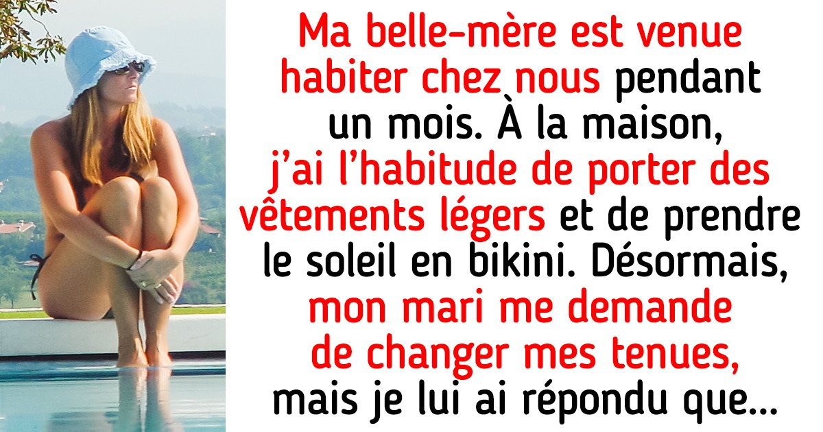 Mon mari me demande de changer mes habitudes pendant que sa mère séjourne chez nous Mon mari me demande de changer mes habitudes pendant que sa mère séjourne chez nous