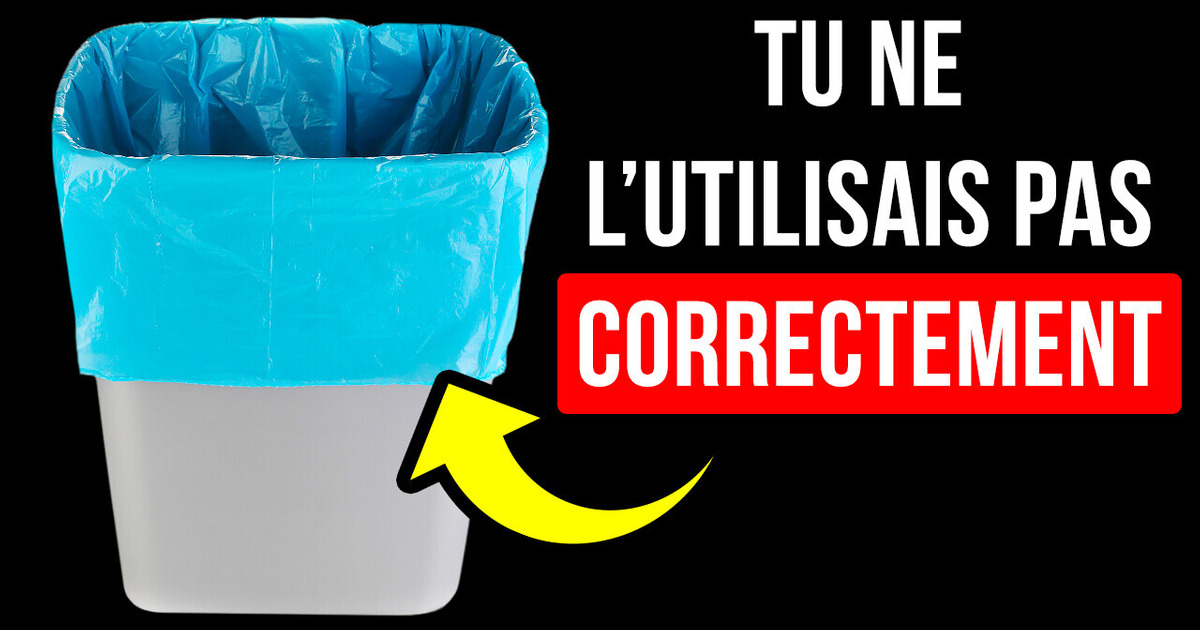 Les sacs poubelles ont un secret et d’autres fonctionnalités cachés Les sacs poubelles ont un secret et d’autres fonctionnalités cachés