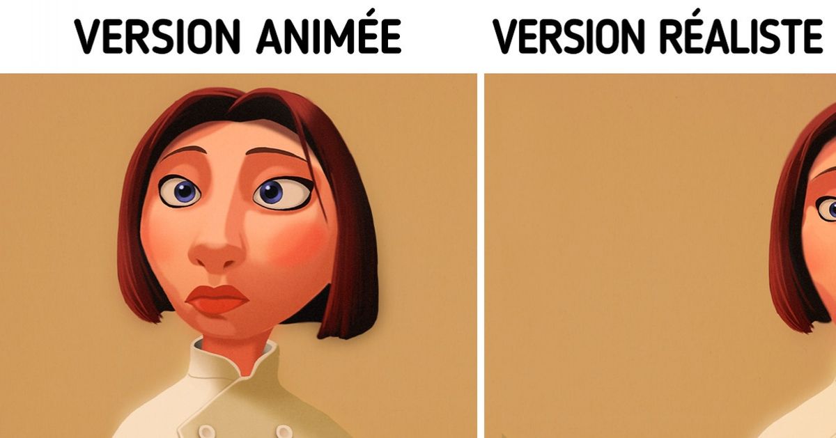 Voici à quoi ressembleraient ces 16 personnages d’animation avec des traits plus réalistes