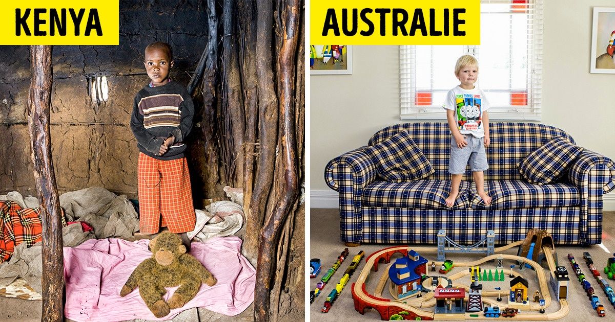 Un photographe italien parcourt le monde et photographie des enfants avec leurs jouets les plus précieux
