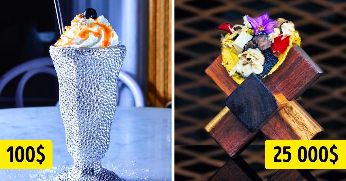 15 Plats et ingrédients proposés à des prix exorbitants 15 Plats et ingrédients proposés à des prix exorbitants