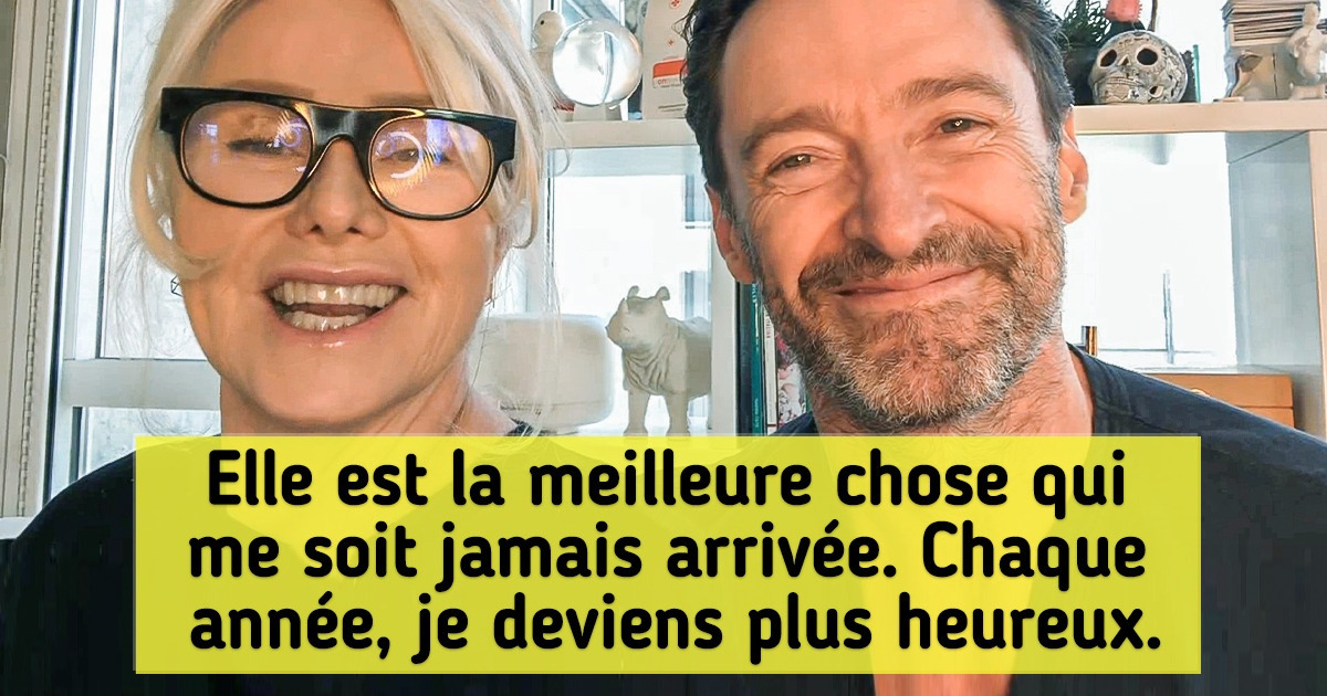 Alors Que La Différence Dâge Entre Hugh Jackman Et Sa Femme Est Mal