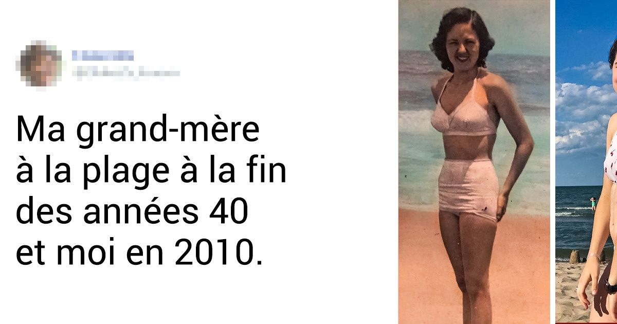 Les internautes ont partagé des photos rétro très cool de leurs proches et les ont comparées avec les leurs