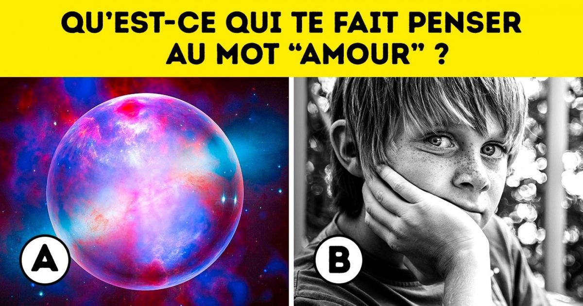 Réponds à ces questions, et tu découvriras ce que tu penses réellement de l’amour...