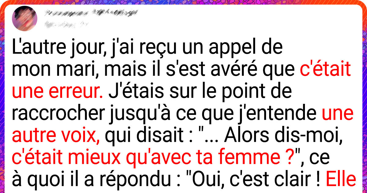 J’ai surpris une conversation secrète entre mon mari et sa collègue de travail — Je n’ai jamais été aussi humiliée J’ai surpris une conversation secrète entre mon mari et sa collègue de travail — Je n’ai jamais été aussi humiliée