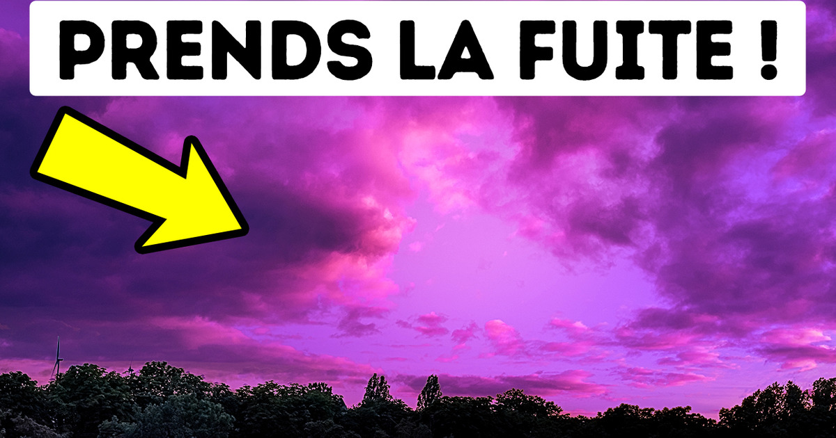 Les Dangers d’un Ciel Violet : Fuis Sans Attendre Les Dangers d’un Ciel Violet : Fuis Sans Attendre