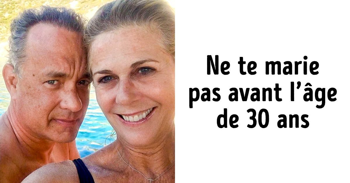 6 Conseils donnés par Tom Hanks pour être un couple heureux (ses 31 ans de mariage le confirment) 6 Conseils donnés par Tom Hanks pour être un couple heureux (ses 31 ans de mariage le confirment)
